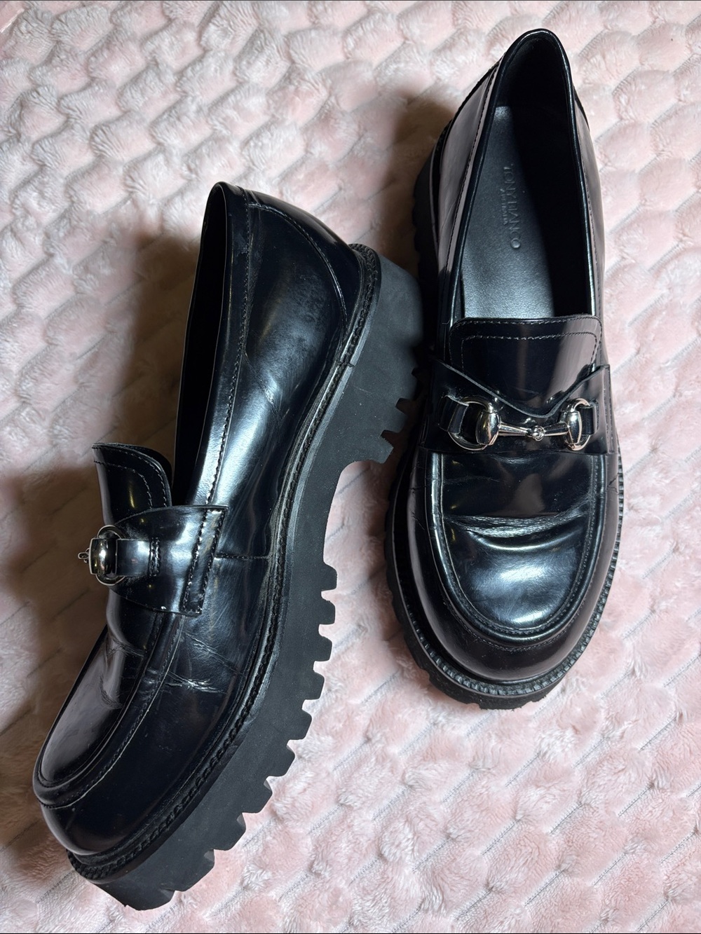 Tony Bianco Black Chunky Platform